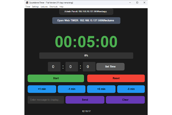 Timer Pro Interface