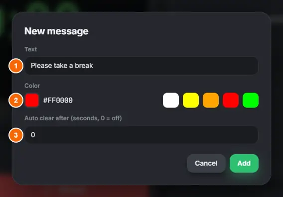 New ready message