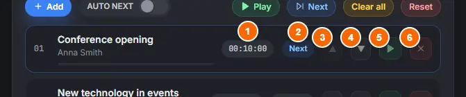Queue item