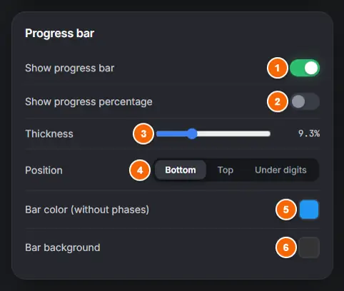 Progress bar