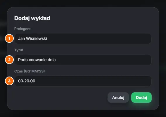 Nowy wykład