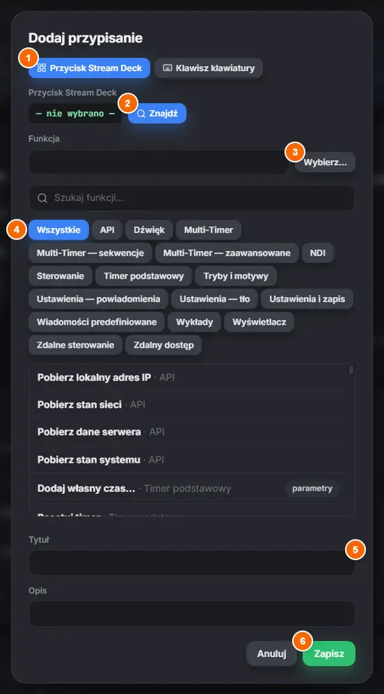 Nowe przypisanie